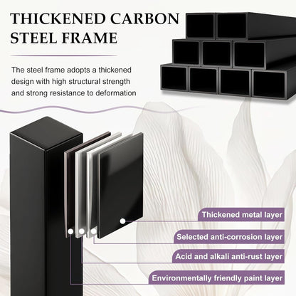 🖤 Modern Freestanding Room Divider with Shelves | 78.7" Tall Open Bookcase & Space-Saving Partition ✨🏡
